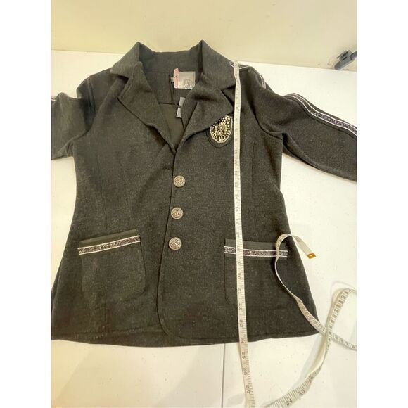 Dolceza Cardigan NWT charcoal small - Picture 4 of 8